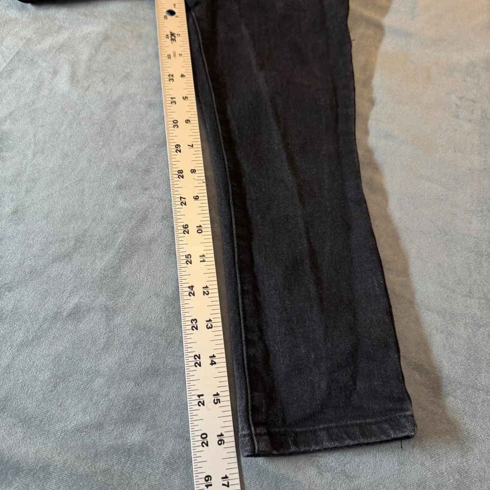 True Religion Kids Geno Relaxed Slim Jeans 4T Black Red Stitch School Kidcore